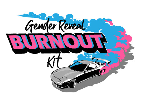 Blue Gender Reveal Burnout Kit- 3 lbs – Gender Reveal Co